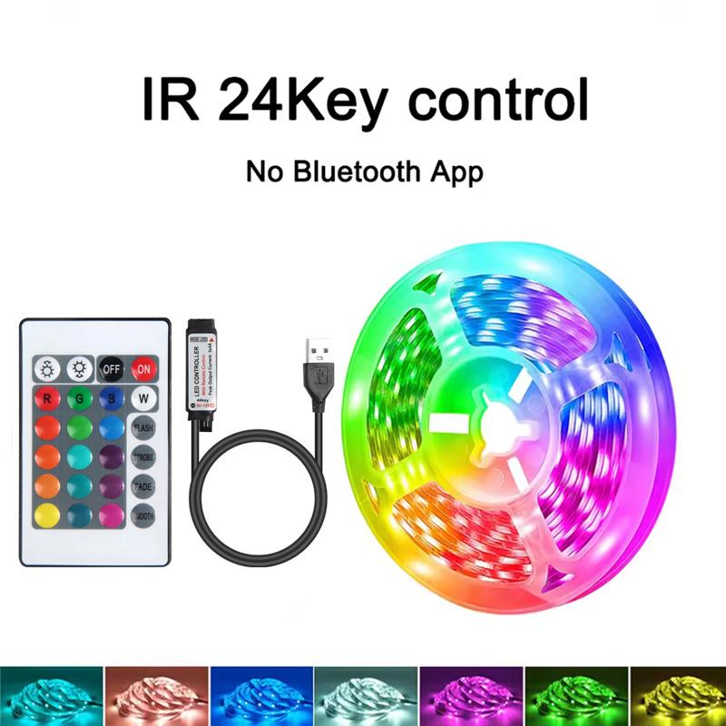 10m 20m Led Strip Lights with 44 Key Remote Control 5050 RGB Tape Led Wall Room for Home Bedroom Party Decor TV Backlight