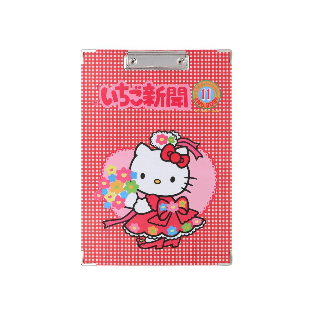 Stationery Ichigo Shimbun Sanrio Characters Merchandise Clipboard Check S4141652 Sun-Star 3300₽