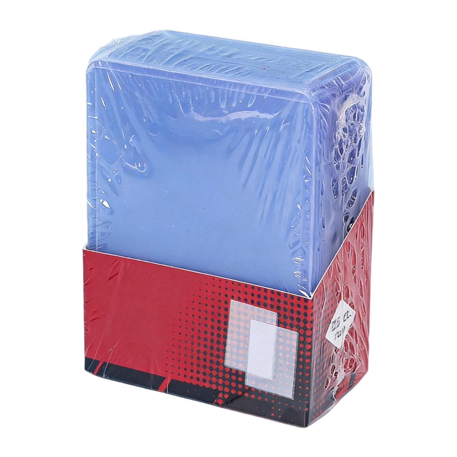 

3*4 Clear Regular For Cards With Card Sleeves Bundle Standard Size 25ct Trading Baseball Card Sleeve Protectors One Size синий