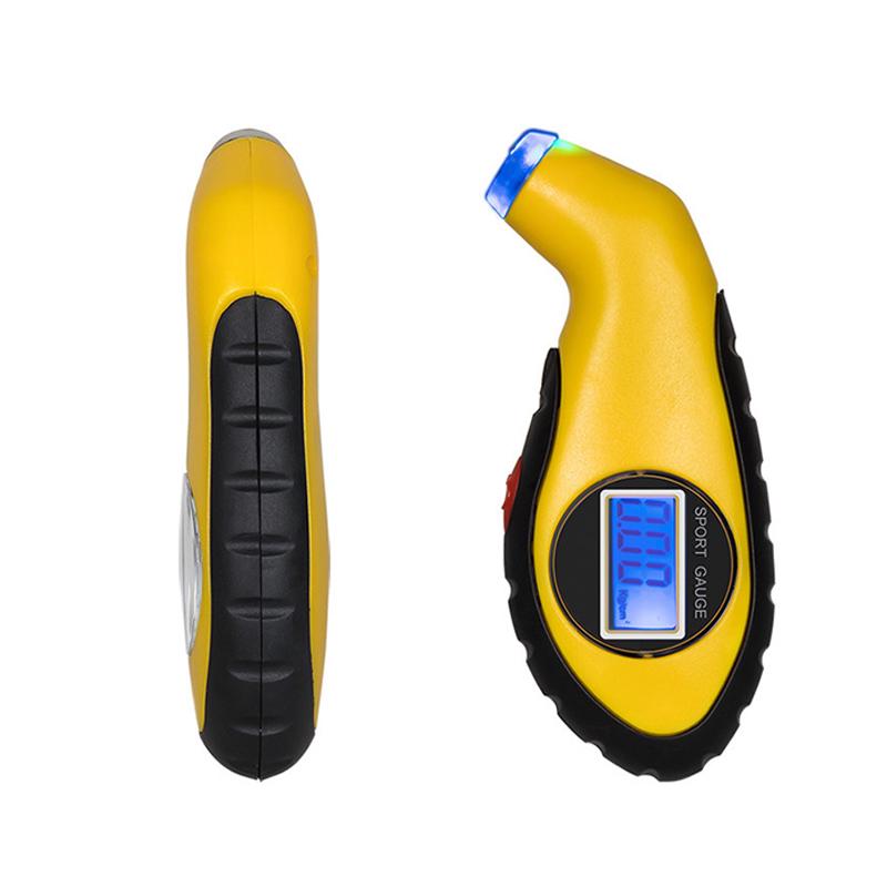New High-Precision Car Tire Luminous Display Digital Tire Pressure Gauge Backlight Tire Monitoring Meter