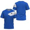 Camiseta Transpirable y Cómoda de Cuello Redondo con Estampado de Letras para Hombres, Top de Entrenamiento al Aire Libre para Tenis y Bádminton