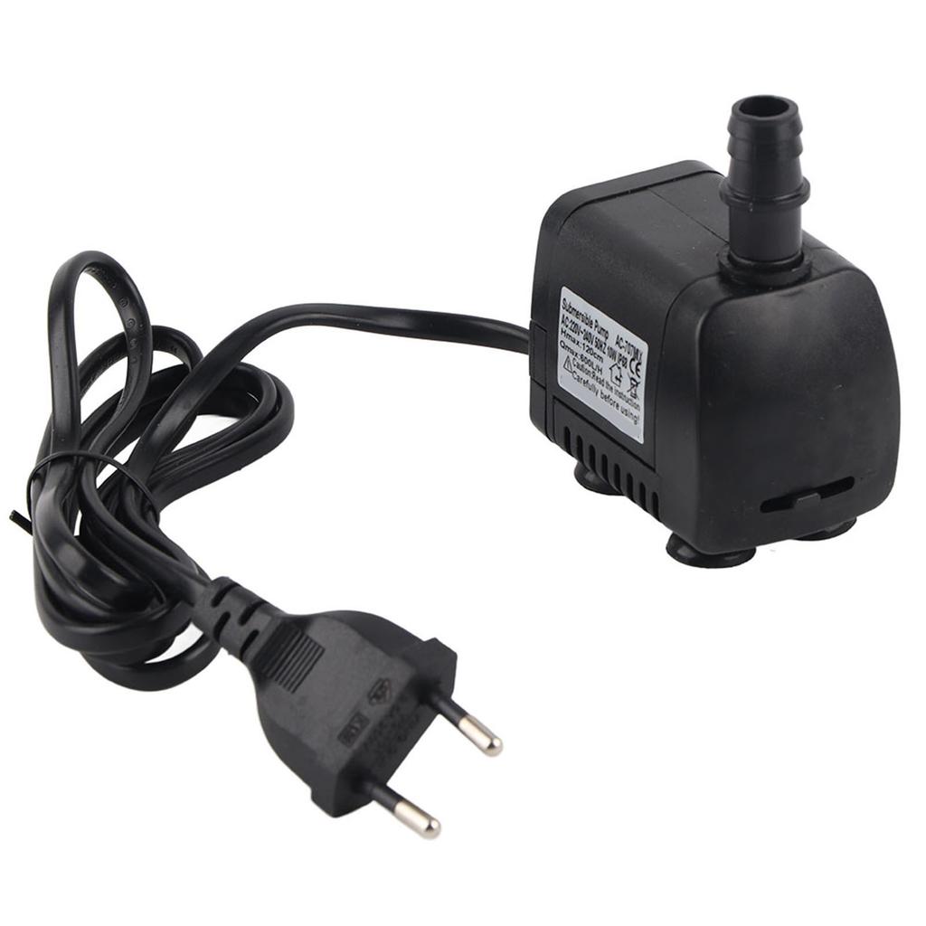 10W Aquarium Submersible Water Pump Fish Tank Fountain Miniascape Resistance Micro Mute Rotor Pump