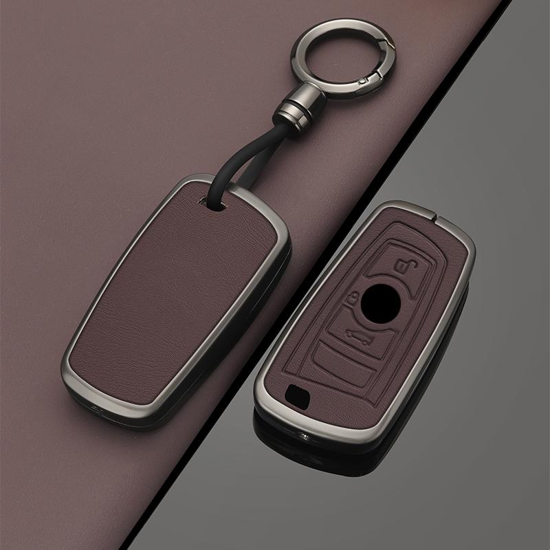 Alloy Style Car Key Case Cover Shell Fob For BMW F10 F20 F30 F34 F11 F15 F16 1 3 5 7 Series X1 X3 X5 X6 F25 F31 M3 4 Accessories