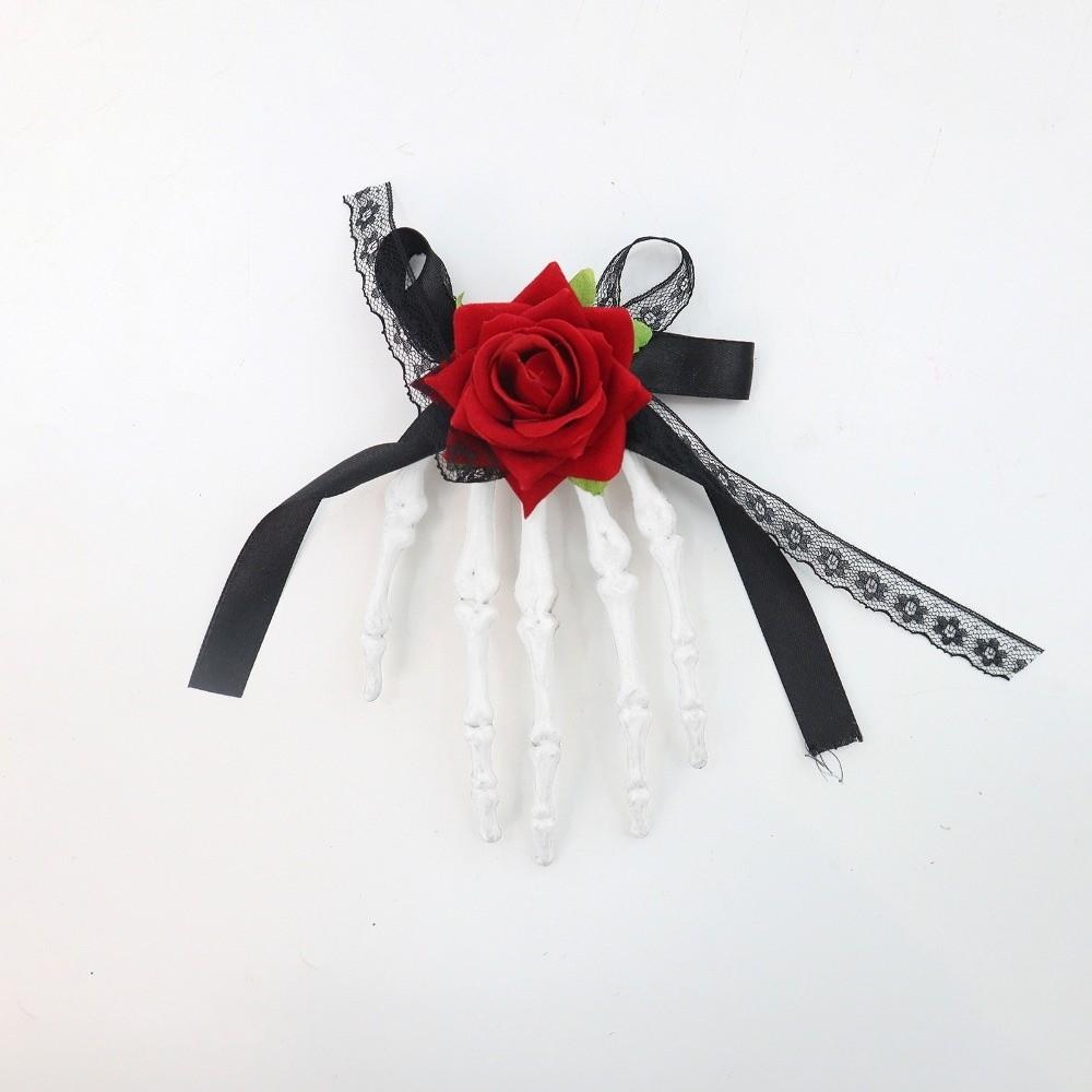 Cloth Ghost Claw Hair Clip Skeleton Halloween Headwear  Ghost Festival Supplies