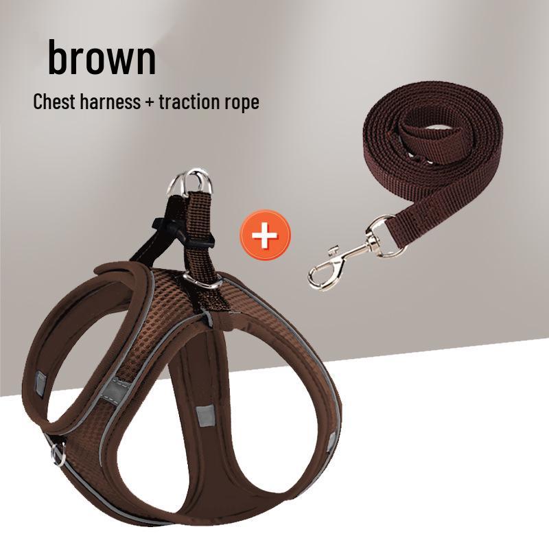 Outdoor Anti-Escape Vest-Style Harness for Cats and Dogs