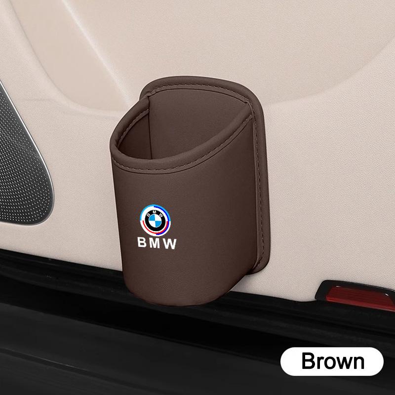GFOU9 Car Styling Water Cup Holder Hanging Storage Box Accessories For BMW 50th X1 X3 X5 X4 X6 E46 G20 G32 G11 G12 F30 F20 F10 E90 E60