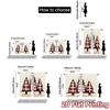 2pcs,Curtains Buffalo Plaid Trees Farmhouse Style Modern Modern Curtains Versatile 100% Polyester Curtains Decorations Inside