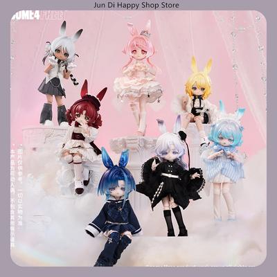 Come4free Bonnie Kaninchen Wetter Serie 1/12 Maßstab BJD Puppe Blind Box Actionfigur Sammlerstück Modell Ornament Geschenk