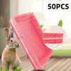 50Pcs Disposable Cage Tray Mat Large Size Cage Base Pad Changing Pad Rabbit Cage Liner  Dog Cat Pet