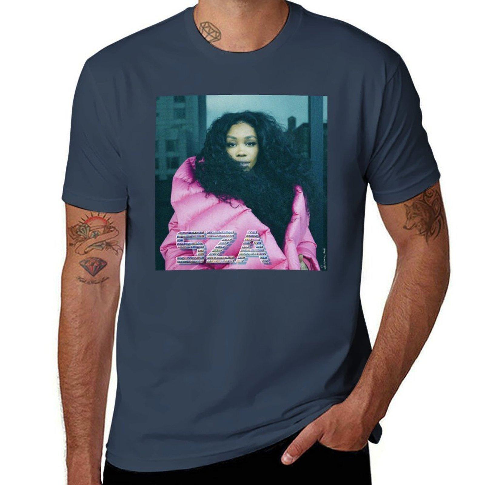 

SZA Ctrl TDE TShirt Sports Casual Short Sleeve Cotton Tee S