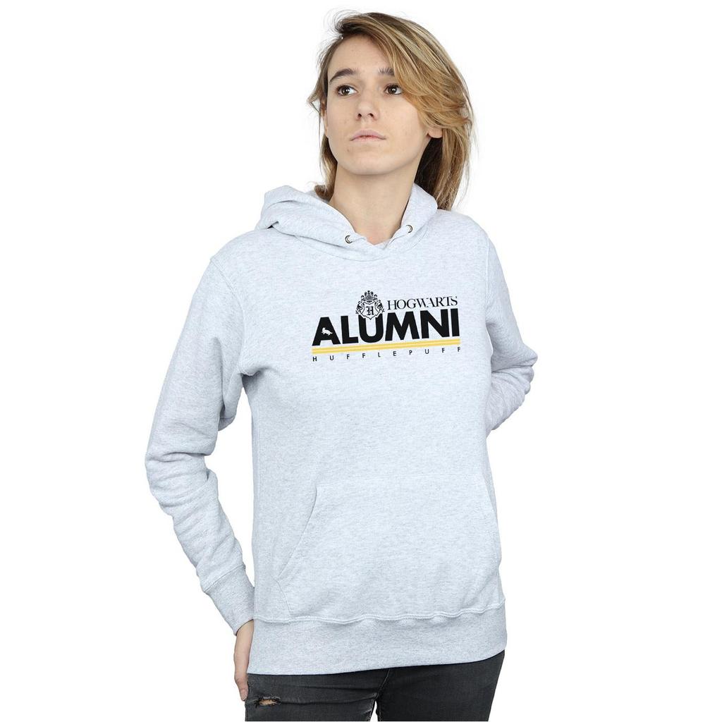 HARRY POTTER Womens/Ladies Hogwarts Alumni Hufflepuff Hoodie