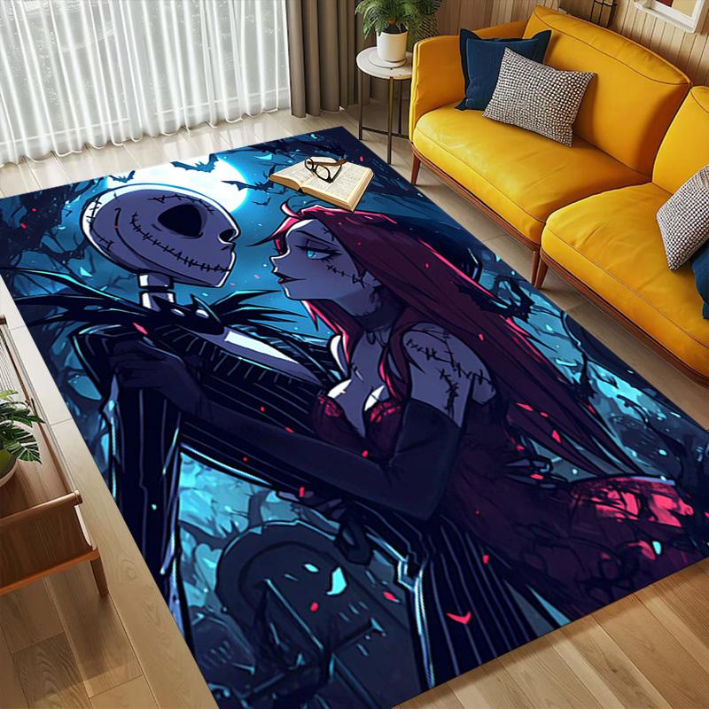 Nightmare Romance Living Room Non-Slip Area Rug Soft Carpet for Bedroom Game Playroom Sofa Office Home Decor Doormat Christmas Gift C9211606