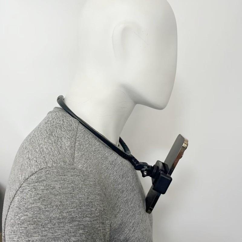 Wearable Neck Hanging Lazy Phone Holder First Perspective Recording Of Life For Mobile Phone Stand