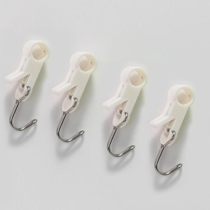 4 Stuks Pijpklem Haak Keuken Klem Zonder Boren Verplaatsbare Huls Pijp Plastic Vaste Handdoekrek Klemstang Roterende Haak