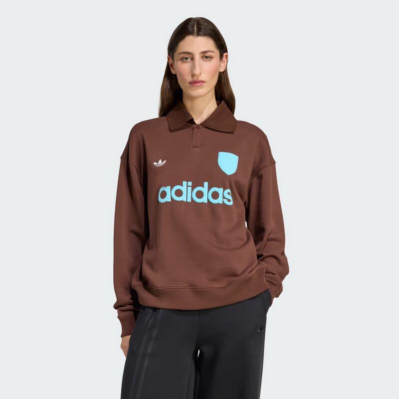 Adidas Women s Polo Collar Terry Sweatshirt XS