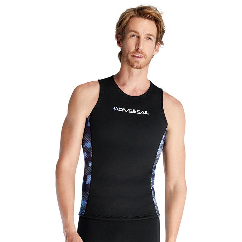 DIVE&SAIL 2MM Neoprén Mellény és Rövidnadrág Szett - Hideg elleni védelem búvárkodáshoz, sznorkelezéshez és szörfözéshez