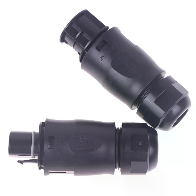 BC01 3Pin IP68 AC Male Female Connector For Hoymiles Deye Solar Micro Inverter PV Panel