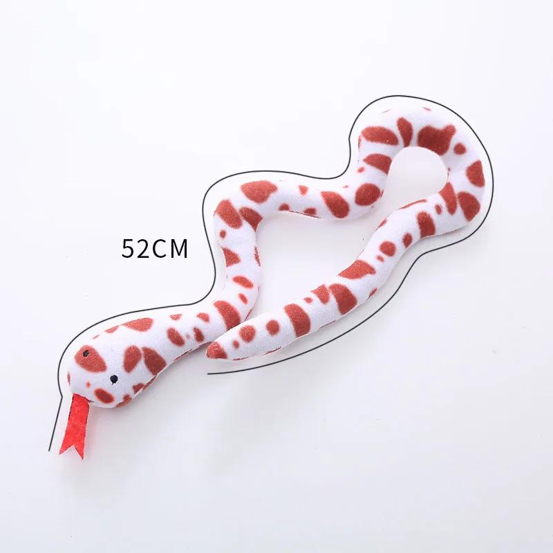 Catnip Toy Interactive Toy Plush Cat Toy Gluttonous Snake Bite-Resistant Molar Interactive Toy Gift For Cat Pet Accessories