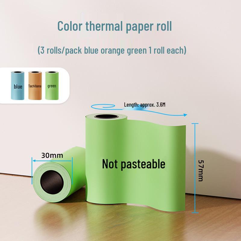 Compact Portable Thermal Printer for Students - Pocket Label & Photo Printing