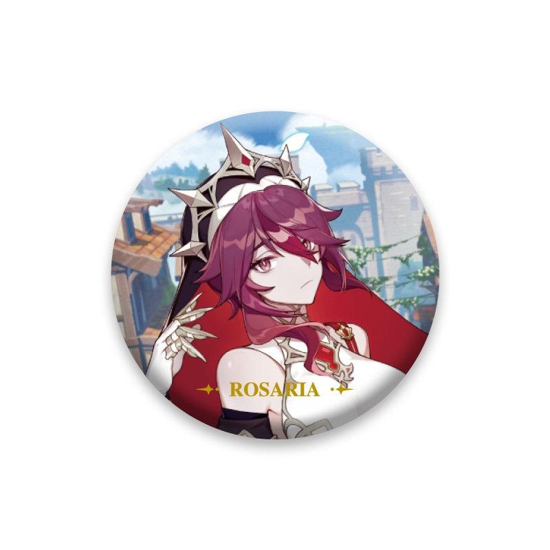 Sunsyea Genshin Impact Official Merch miHoYo Original Authentic Theme Series Badge Xiao Kazuha Zhongli Shogun Venti Klee Yelan