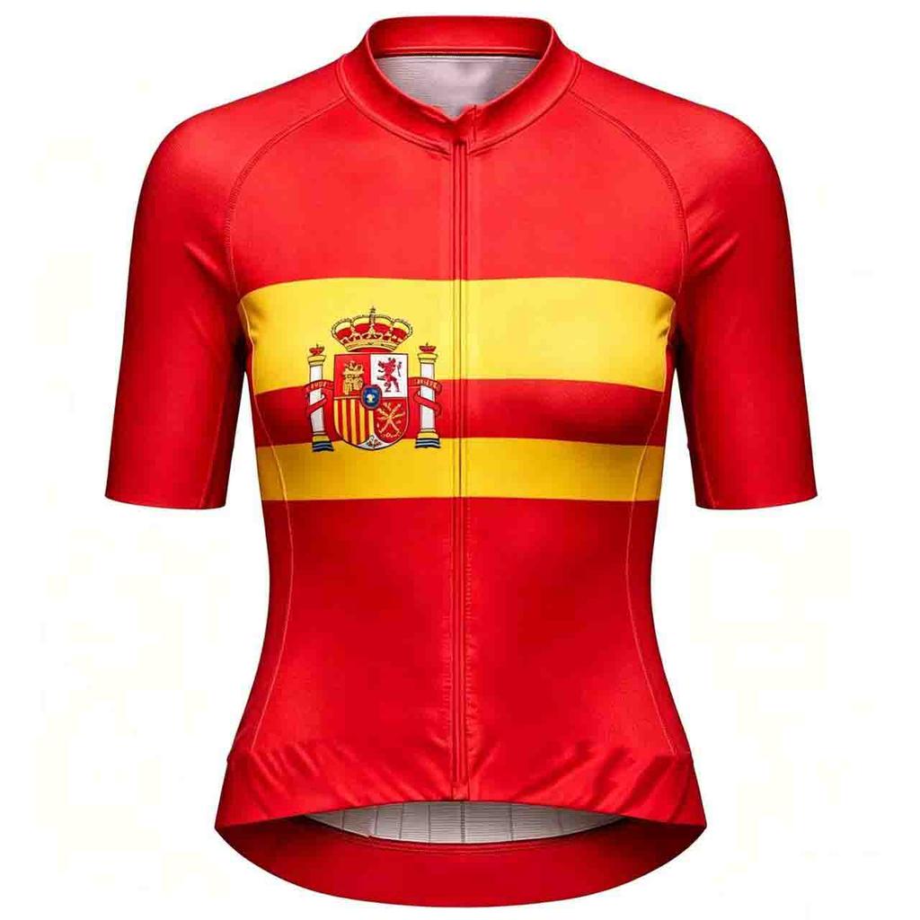 Spain Ropa De Ciclismo Short Sleeve MTB Cycling Shirts Shorts  Men Maillot Ciclismo Summer Breathable Cycling Suit Set 2026