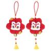 Pack Of 2 Easy Hanging Plush Hanging Pendant For Indoor Festival Decoration Decorative Spring Festival Ornaments
