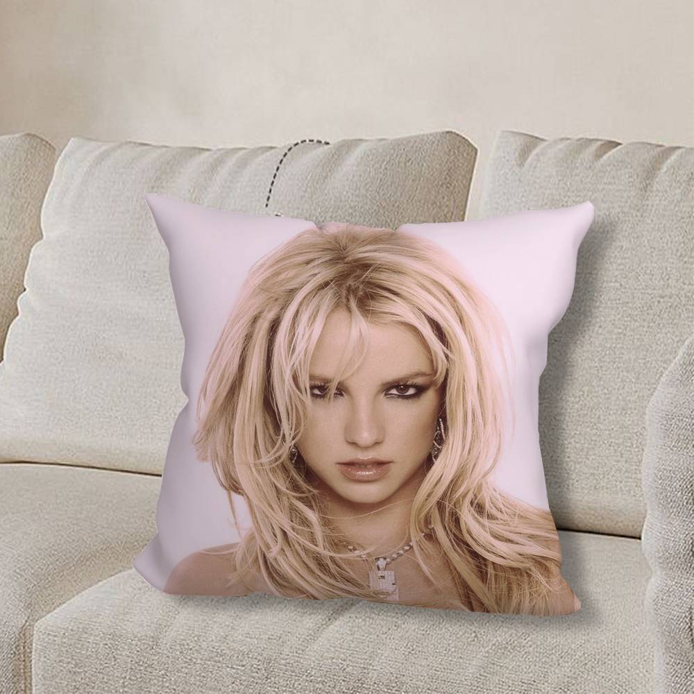 Sänger B-Britney S-Spears-ES Kissenbezug Wohnzimmer Sofakissenbezug Schlafzimmer Zimmer Bettkissenbezug Heimdekoration