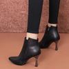 Fashion Booties Office Non Slip Zip Moccasin Footwear Women's Ankle Boots Comfortable and Elegant Trend 2025 Y2k Chic Female Short Shoes