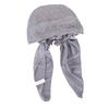 1Pc Chemo Cap Women's Muslim Headwrap Cover Hijab Headscarf Polyester Fiber Hair Loss Hat Turban