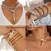Personalized Snake Necklace Female Fashion Hipster Internet Celebrity Live Snake Bone Chain Bracelet Neck Chain Accessories