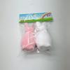 2 Stück Osterhase Beflockt Osterdekoration Niedlicher Hase Mehrfarbig Dopamin Schleife Hase Schreibtischdekoration Partygeschenk