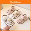 Scarpe estive per bambina e toddler con suola morbida e design a fiori per giocare al chiuso e all'aperto