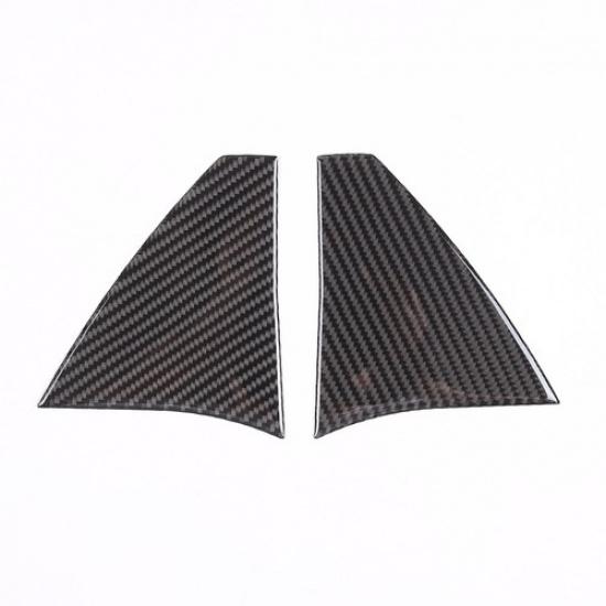 Carbon Fiber Door Speaker A-Pillar Cover Trim For BMW 5 Series G60 I5 2024+