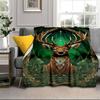 Deer With Floral Crown Blanket Flannel Blanket Throw Blanket Sofa Cover Blanket Soft Premium Blanket Picnic Blanket Tv Blanket Gifts