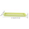 5Pcs Plant Saucers Plant Tray Planter Tray Versatile Rectangular Drip Trays for Garden Windowsill Courtyard Indoor Outdoor