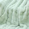 Plush Faux Rabbit Fur Blanket Sofa Bed Office Winter Warm Throw Soft Cozy Lap