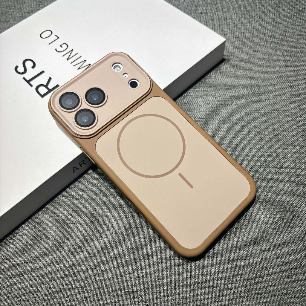 Kompatibel mit Apple 17 Pro/iPhone 16 Pro Max, Magnetische Vollabdeckungs-Silikonhülle für iPhone 15/14 - Weiches Schutzdesign