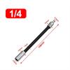 Electric wrench flexible socket extension set universal flexible shaft quick ratchet wrench socket extension rod