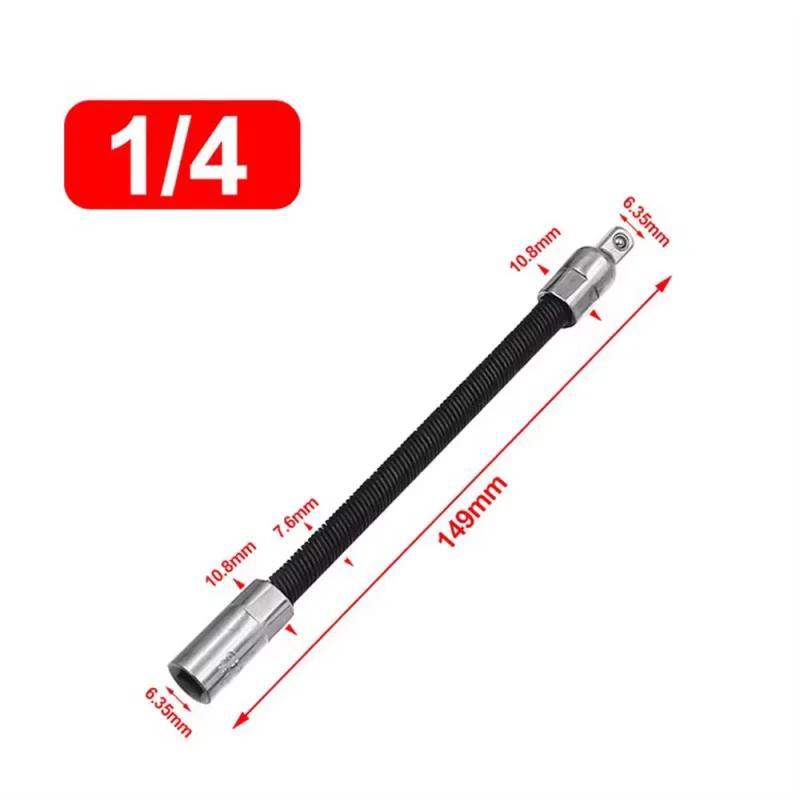 

Electric wrench flexible socket extension set universal flexible shaft quick ratchet wrench socket extension rod