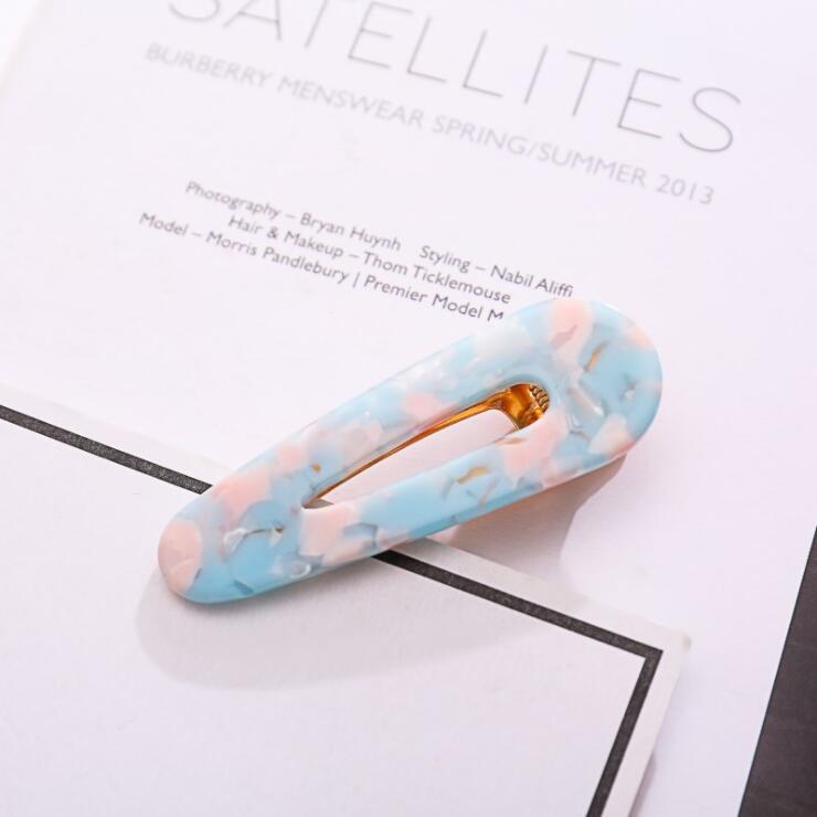 Popular Fashion Acetate Sweet Hairpins Girls Hair Clips Pin Barrette Accessories For Women Lady Hairclip Hairgrip Headwear
