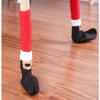 4PCS Christmas Table Foot Cover Plush Non-woven Christmas Products Gift Restaurant Bar Chair Foot Cover Decorative Supplies