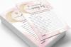 Inkdotpot 50A  Advice CardsA  For Baby Shower Game Glitter Star Advice For New Mom & Dad Gender Reveal Boy Or GirlA  Party