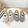 Mary Jane Flat-bottomed French Bag Head Half Slippers Women's Summer New Outer Wear Mesh Breathable One Pedal Cool Slippers Women
