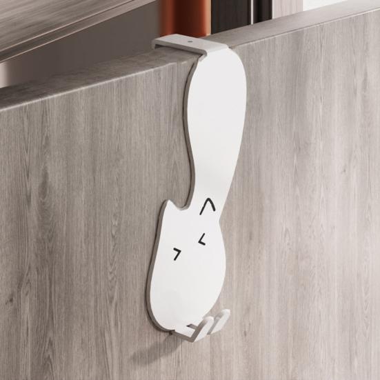 Behind The Door Hook No Drill Hooks Easy Hanging Waterproof Hook for Bathroom Kitchen Bedroom Balcony