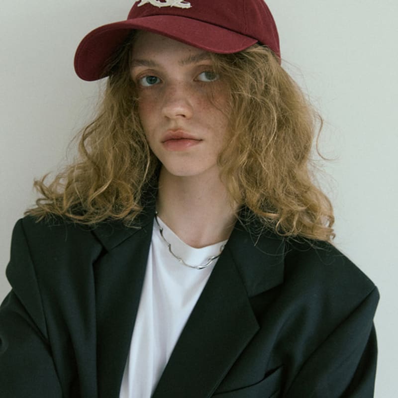 

NOISCHE N MUSE Cap NOI Logo Edition / N Muse Cap BURGUNDY Burgundy