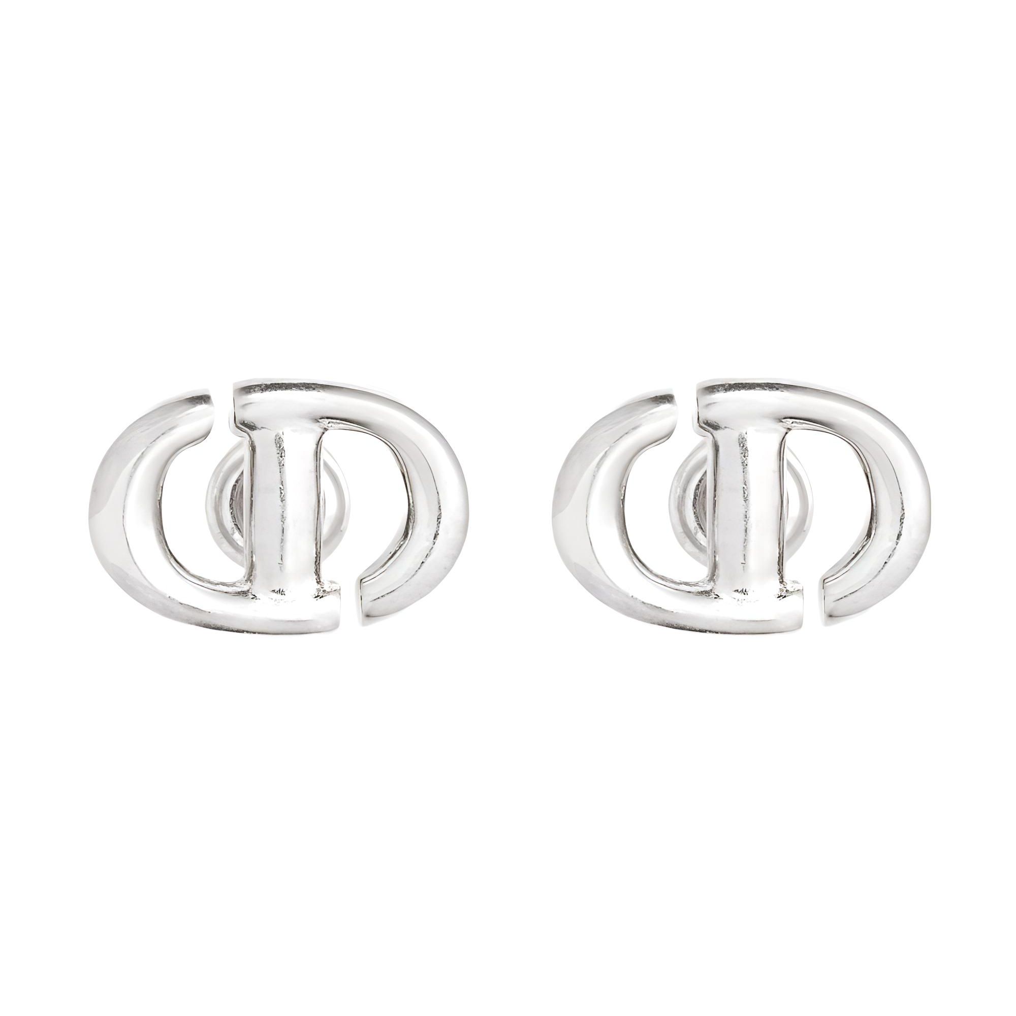 

Dior CD Navy Earrings Silver Plated Metal Women Earrings E1594CDNMT-D000 Silver-Box/Dust Bag Random Shipment