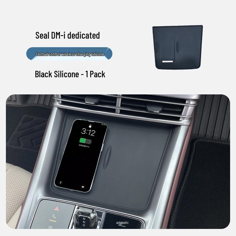Non-Slip Silicone Pad for BYD Seal 07 DM-i: Compatible with Wireless Charging