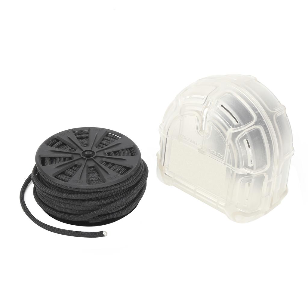 Dispenser Veloce Paracord da Esterno Scatola Portaoggetti Taglierina Corda Paracadute con Clip da Cintura