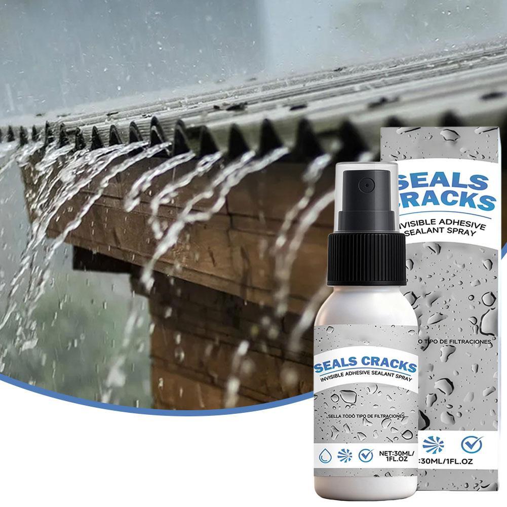 30ml Seals Cracks Invisible Adhesive Spray Waterproof Sealant For Instant Leak Repair Crack Sealer For Home Bathroom Garage