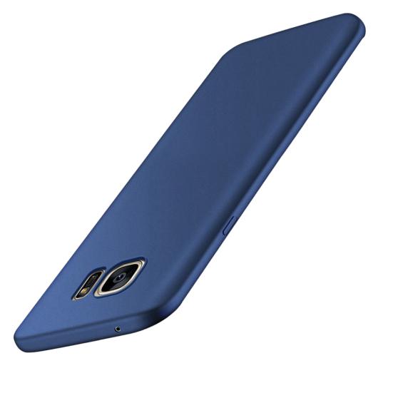 

for Samsung Ultra Slim Soft Back Cover Shockproof Case TPU Silicone Rubber Skin for Samsung Galaxy S7 Edge темно-синий
